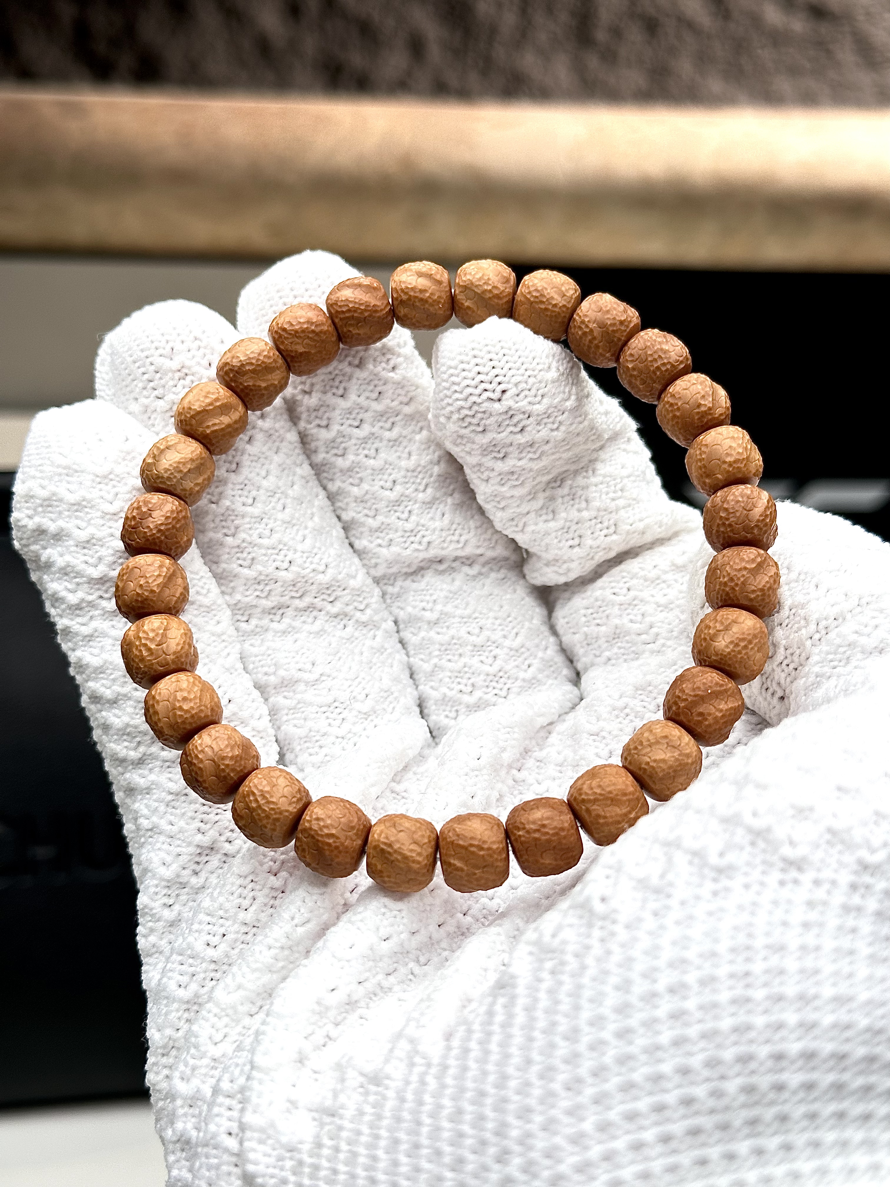 灵蛇全品强迫症纯手工雕刻猴头手串【福利款不带礼盒】