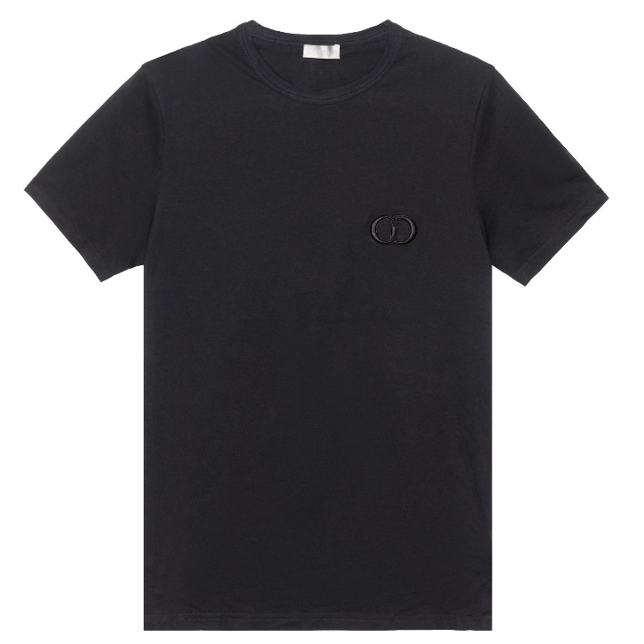未使用 DIOR/迪奥 /黑色刺绣LOGO短袖
