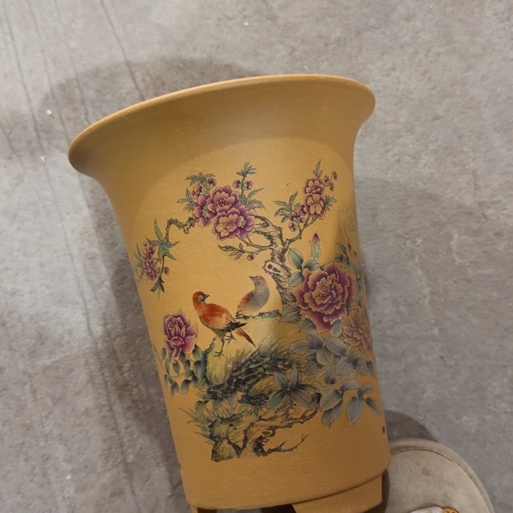 高度25口径20单只 紫砂花盆