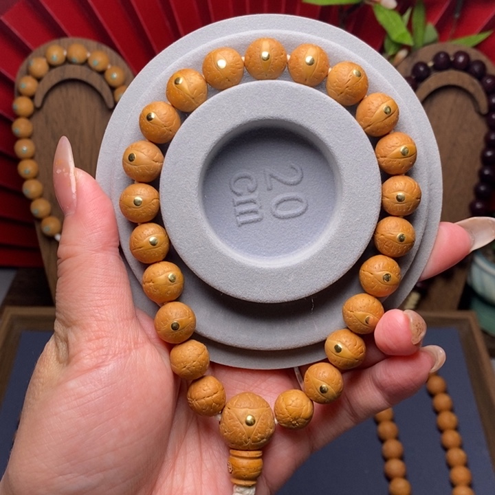 手串凤眼菩提12手串铜