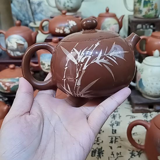 红泥茶壶建水紫陶手工壶