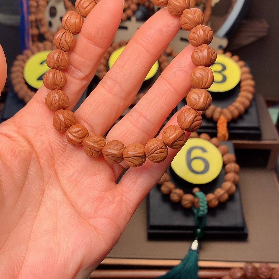 桃核手串寇*野生玉龙脊13