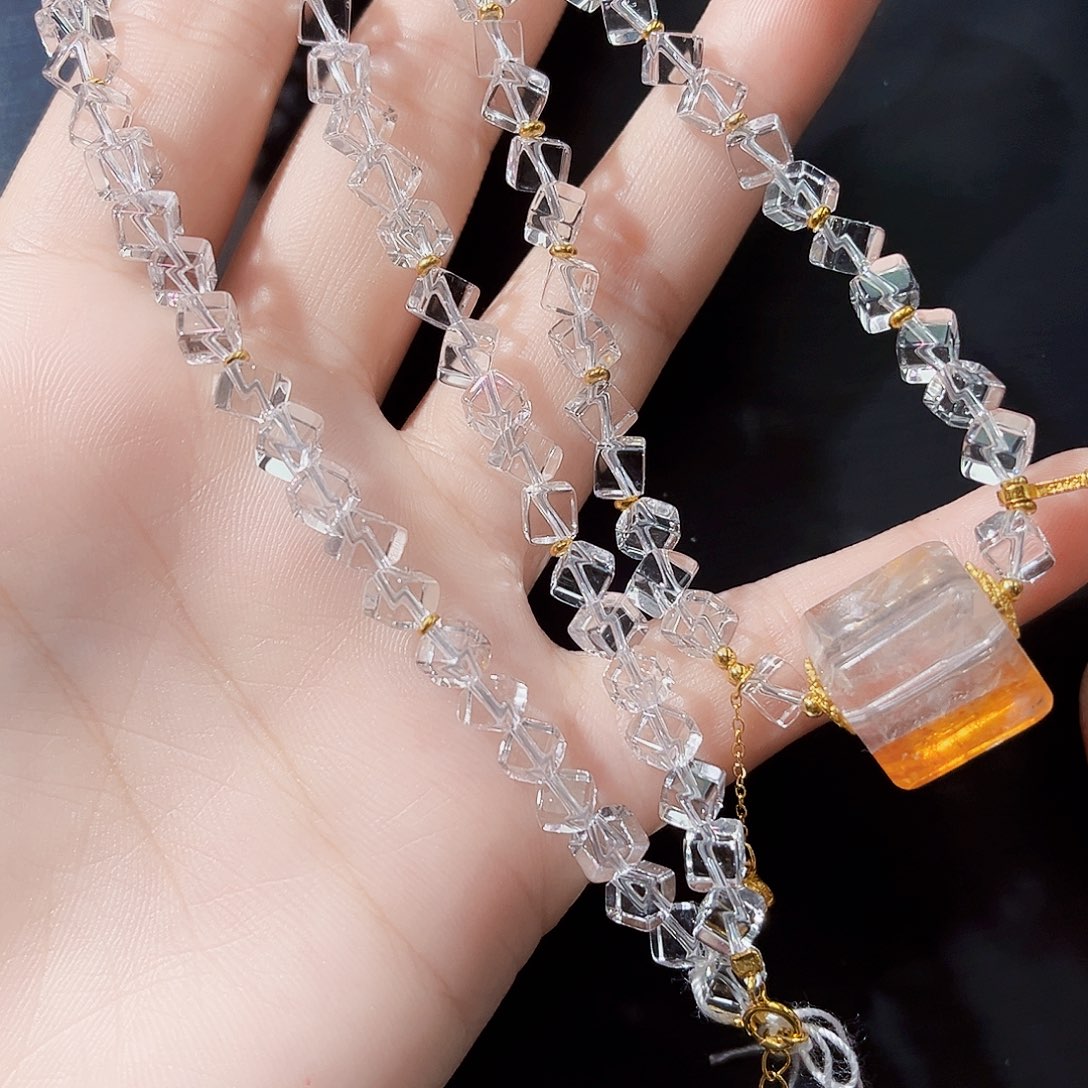 项链未镶嵌水晶天然