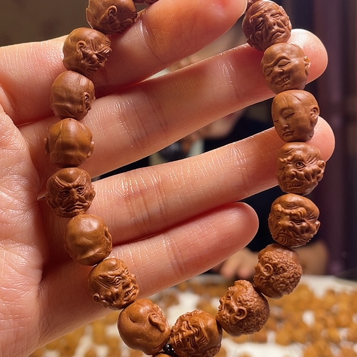 手串/手链橄榄核龙纹桃核