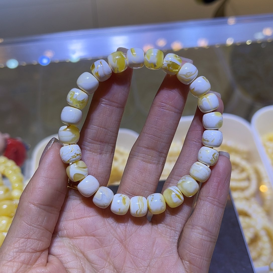 琥珀手链未镶嵌蜜蜡手串