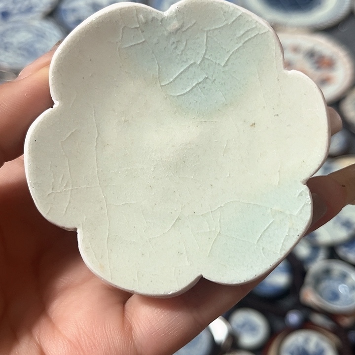 瓷片瓷片茶托喝茶非常不错