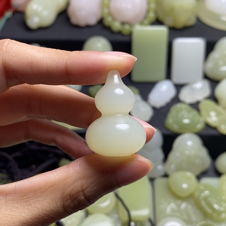 浅晴水立体葫芦吊坠