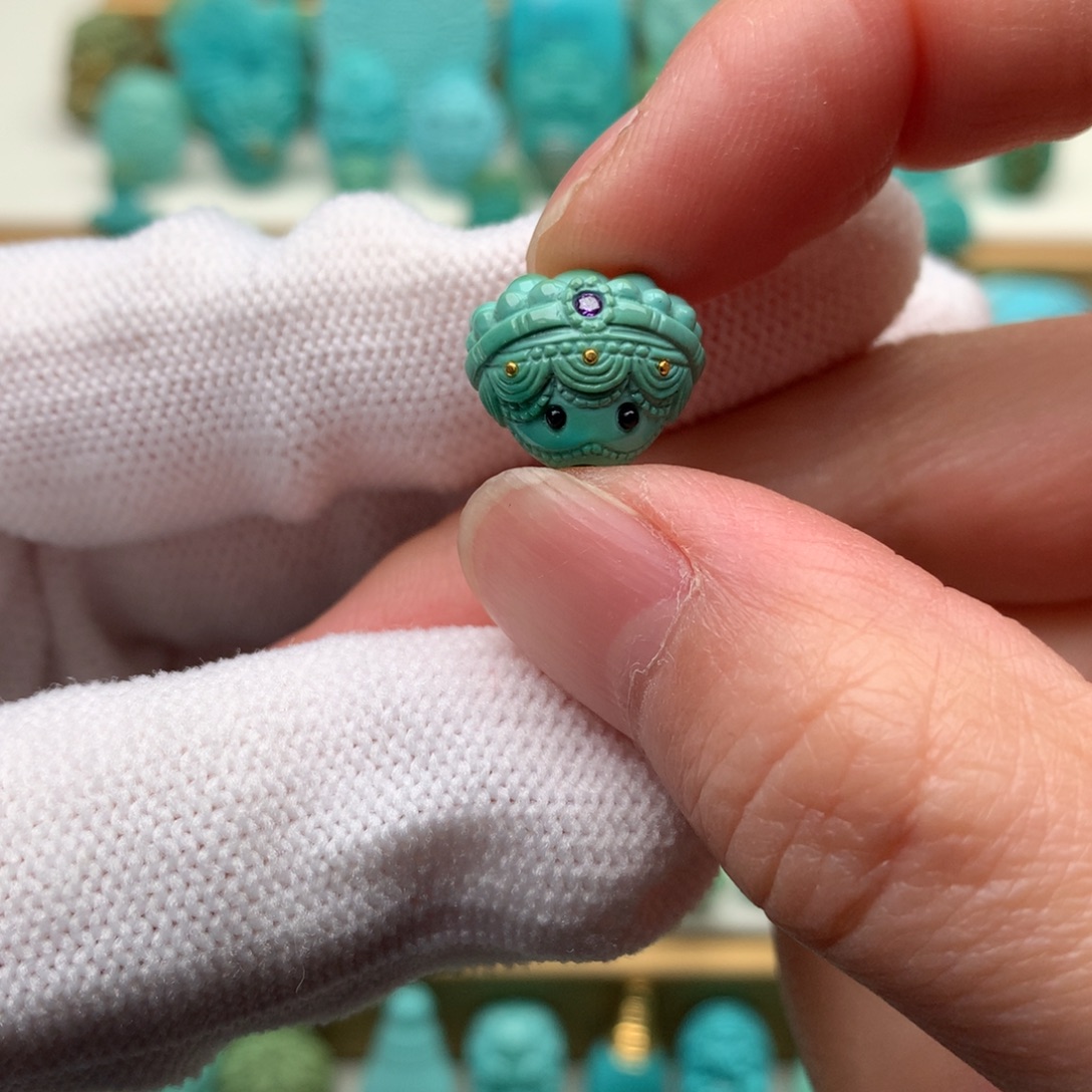 绿松石未镶嵌配饰