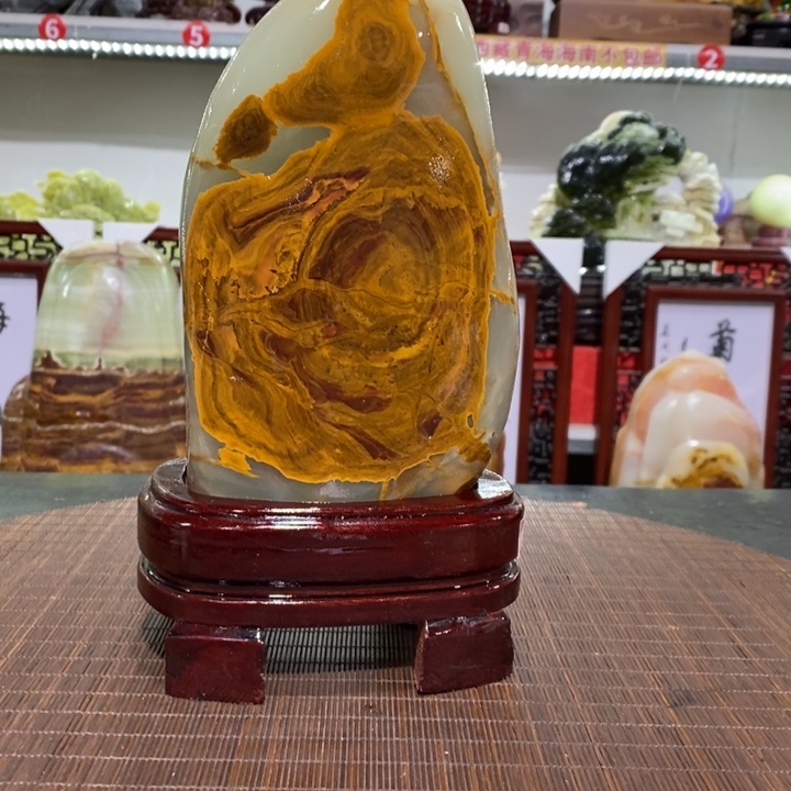 石材萧**吟家居摆件 奇石摆件