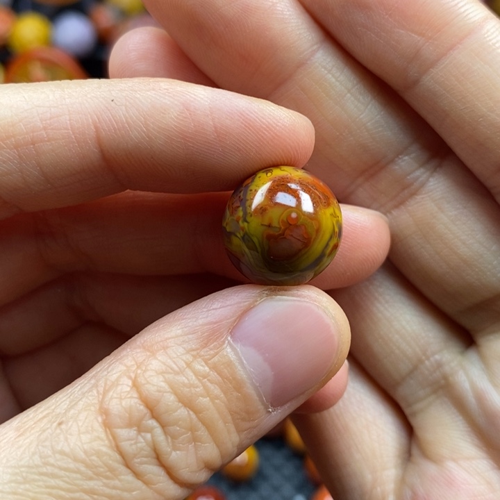 英***o玛瑙/玉髓未镶嵌圆珠战国红圆珠