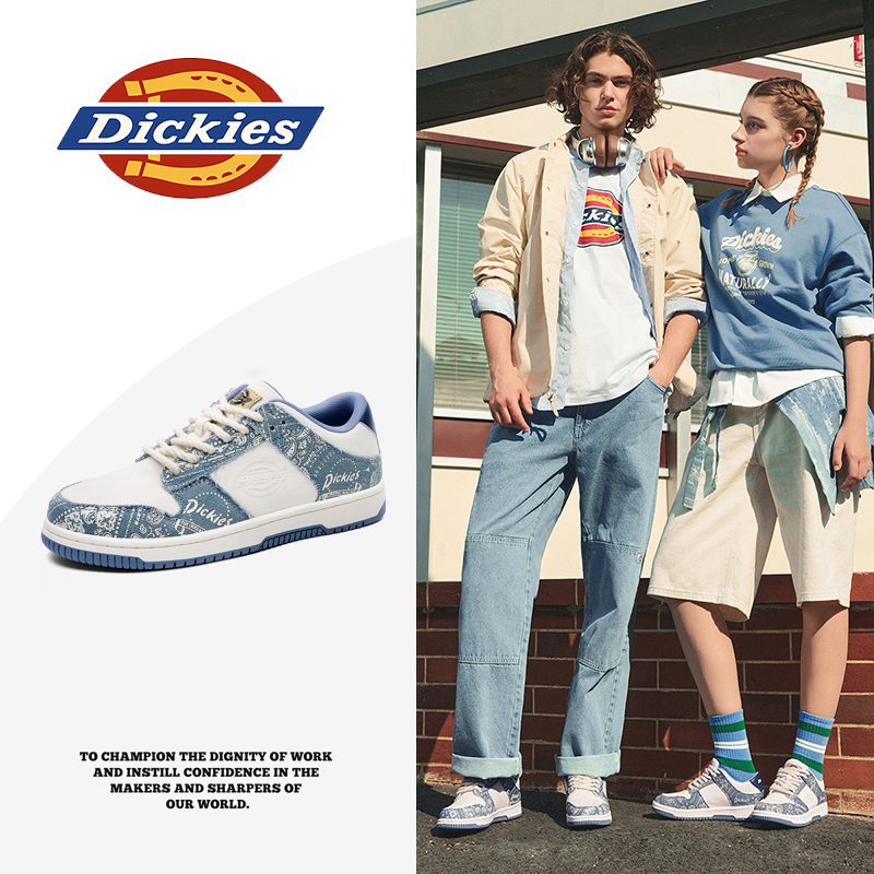 Dickies低帮鞋子潮流男士休闲潮鞋百搭情侣鞋冬季新款2025男板鞋