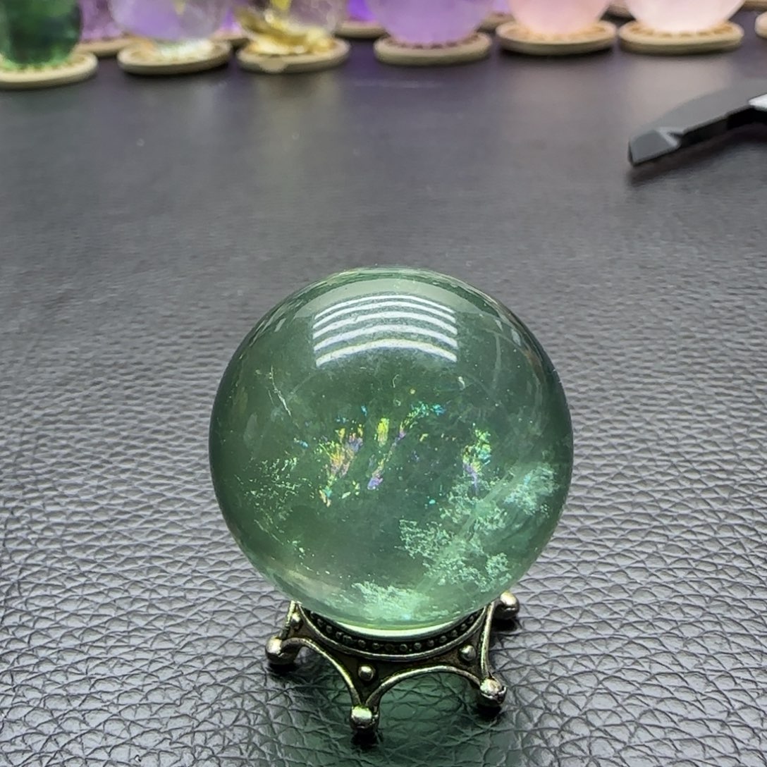 水晶珠宝半成品未镶嵌28.8mm