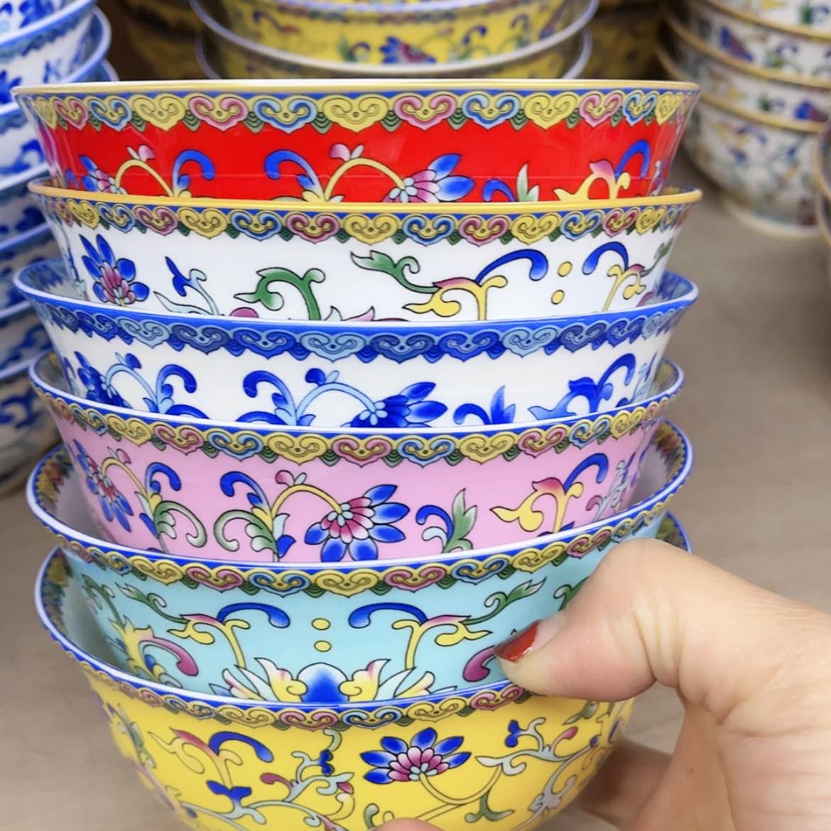 【闪购商品】骨瓷5寸6个…………………………