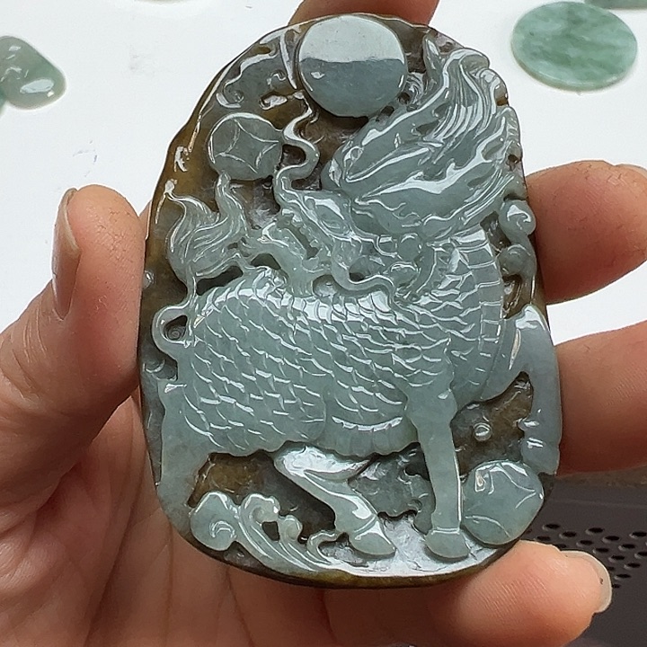 翡翠吊坠(不含链)未镶嵌