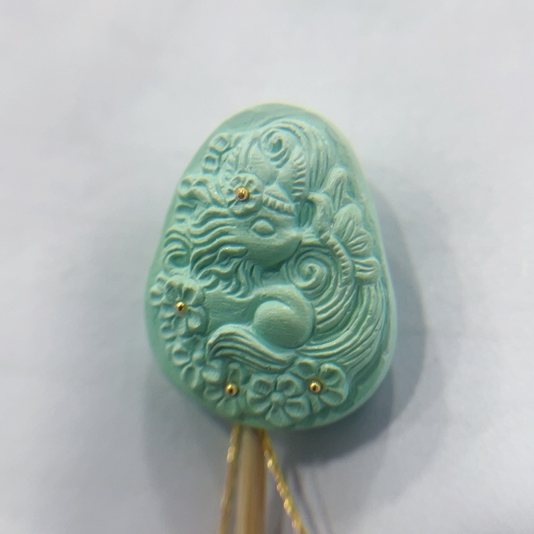 未镶嵌绿松石珠宝奇石