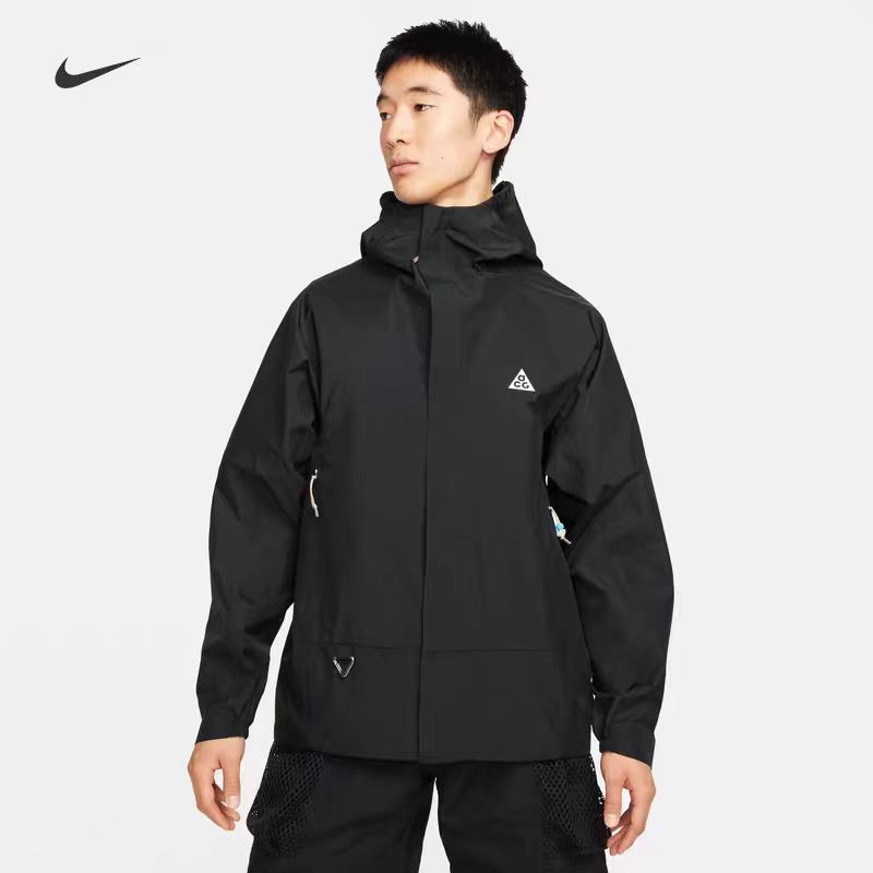 NIKE/耐克男子ACG STORM-FIT 连帽夹克防泼水黑色外套 DV9416010