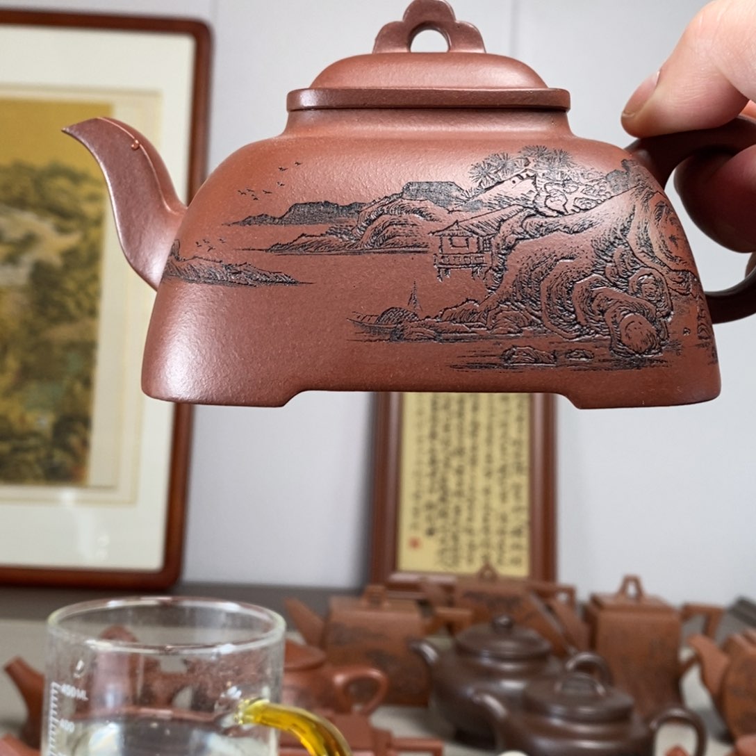 茶壶紫砂原矿泥料传统工艺制作