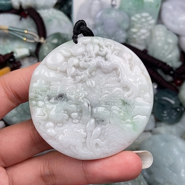 颈饰未镶嵌翡翠翡翠