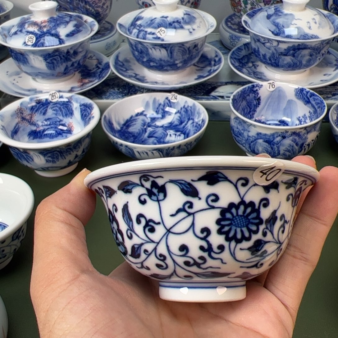 木木景德镇纯手工纯手绘茶具40