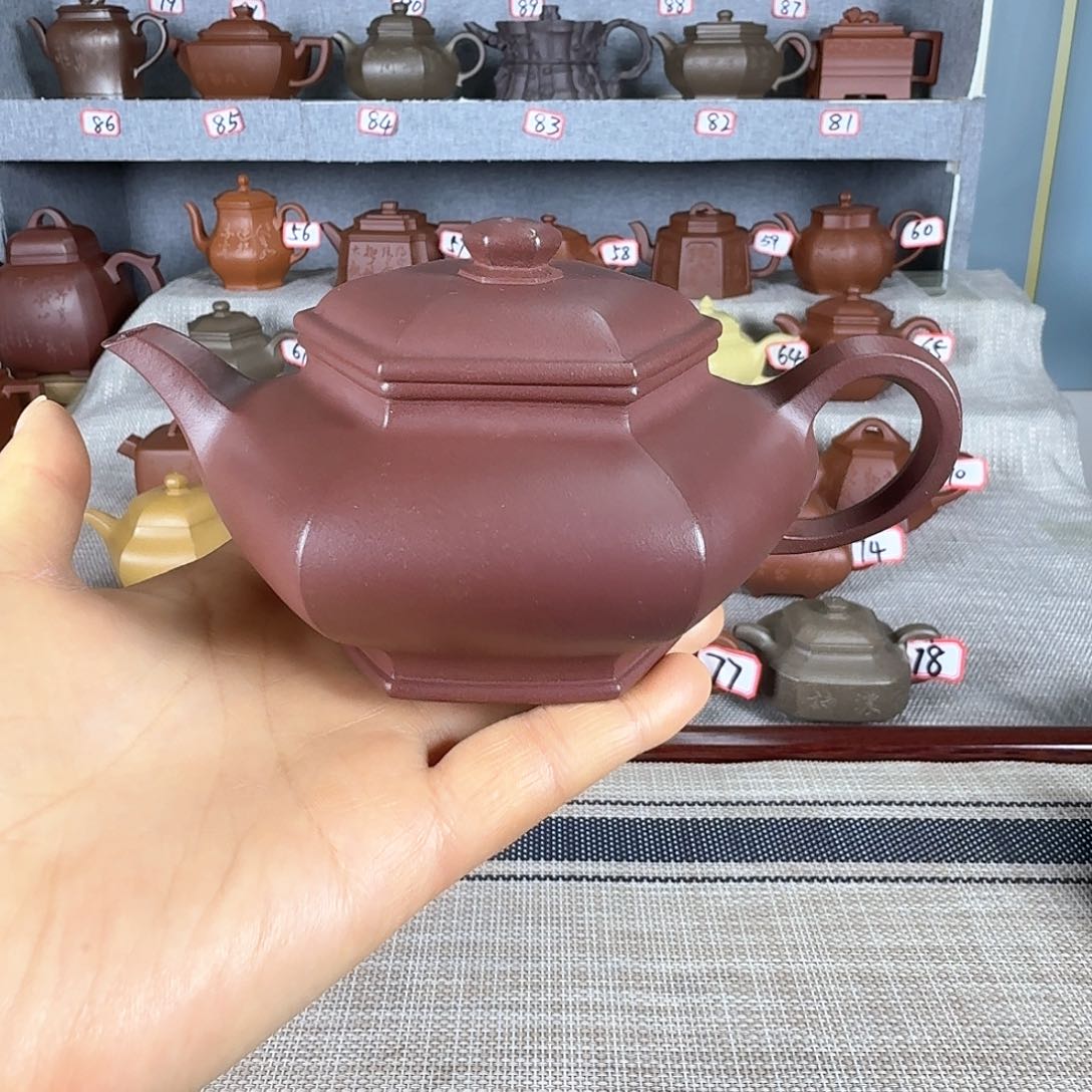 紫泥茶壶徐*全手工制作