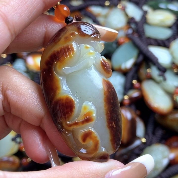 和田玉颈饰未镶嵌