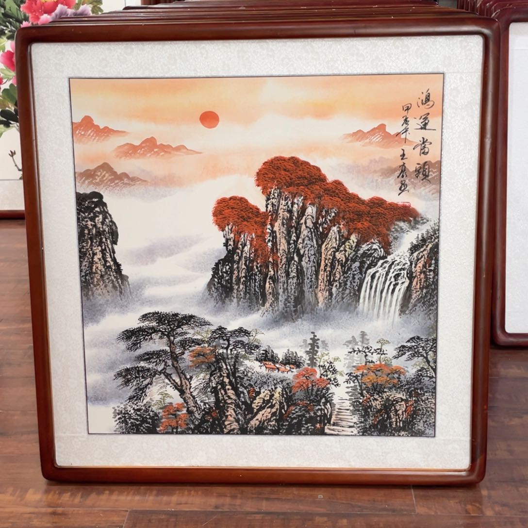 国画带框尺寸63*63厘米