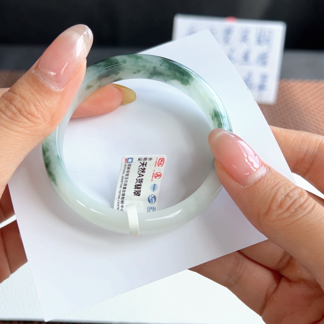 未镶嵌手镯翡翠24号 53.8