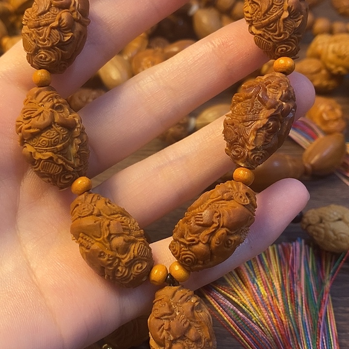 手串/手链橄榄核微瑕瑞兽财神