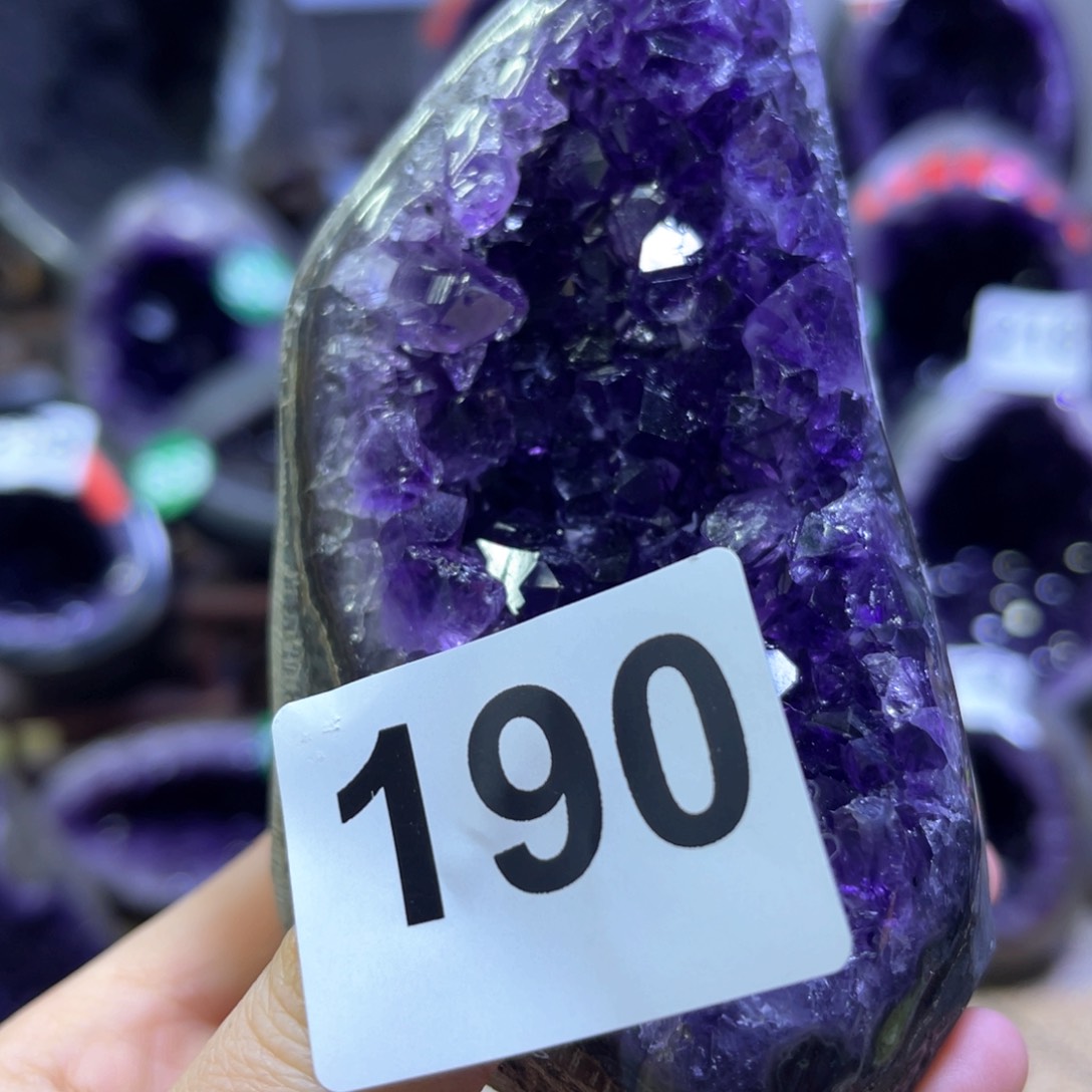 紫晶摆件未镶嵌紫水晶