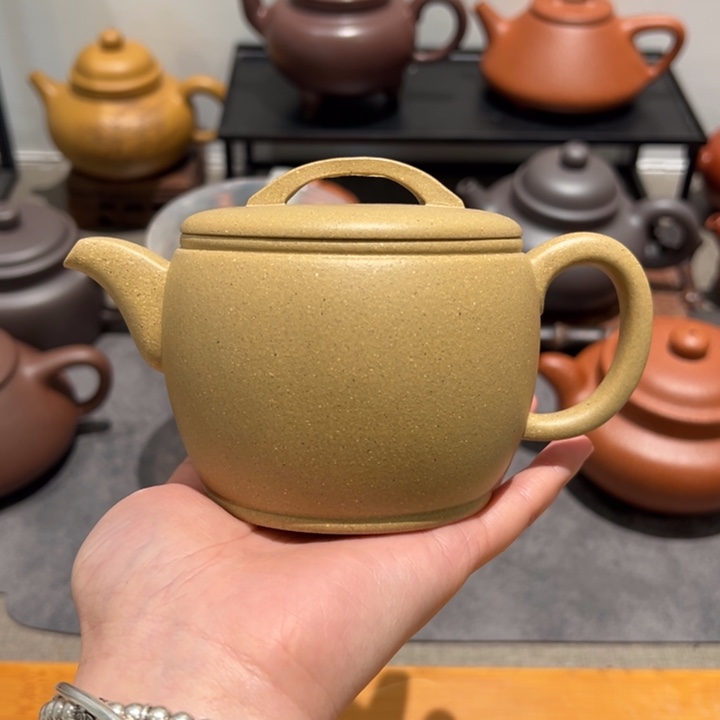 紫砂茶壶@*哥宜兴黄龙山紫砂壶微瑕