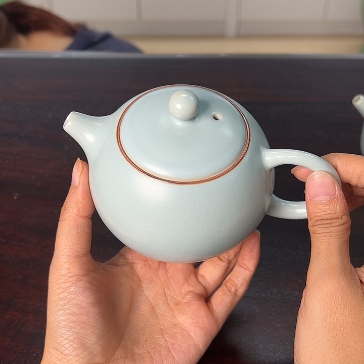 龙泉云间青瓷小米茶器