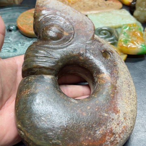 吊坠白玉菩提把件