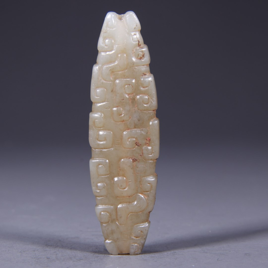 （山不在高）清和田玉勒子挂件 89644 Q琴