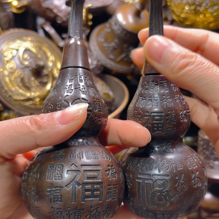 铜器摆件收收藏藏