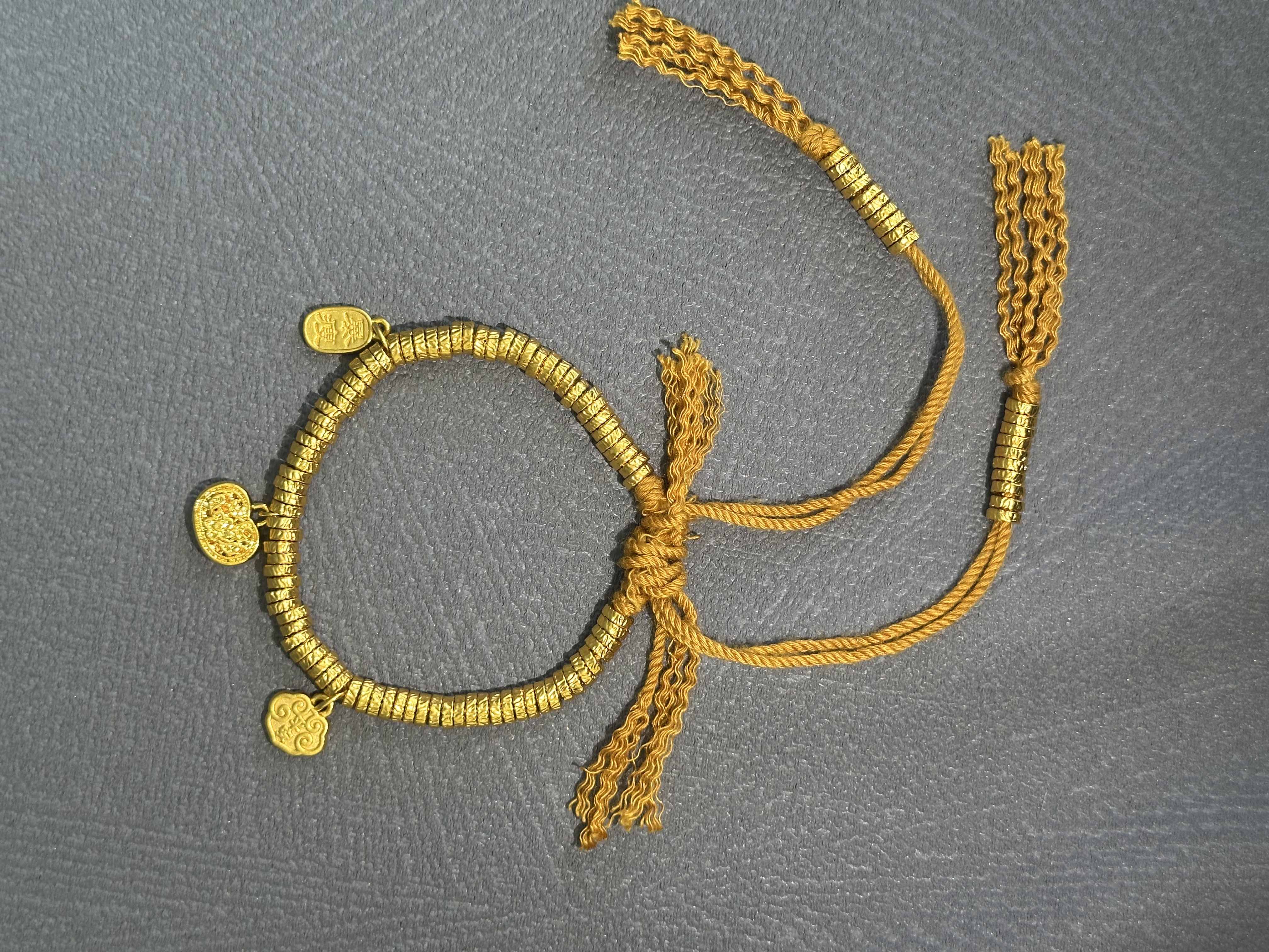 足金999卡5如意盘缠7.38