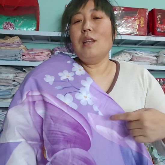 棉纯棉高端被套双人