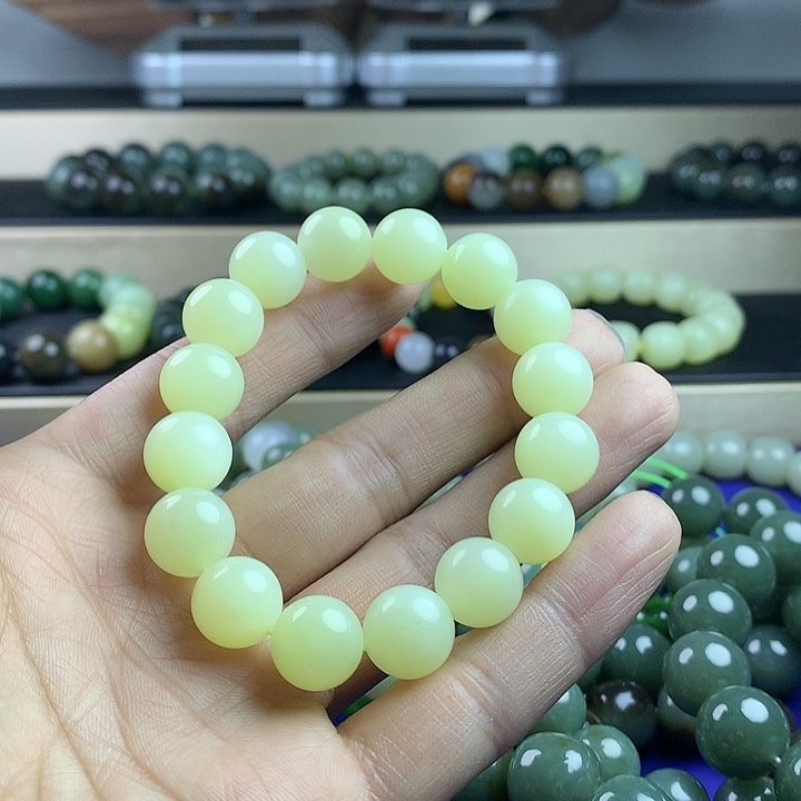 和田玉手链未镶嵌夏**凉