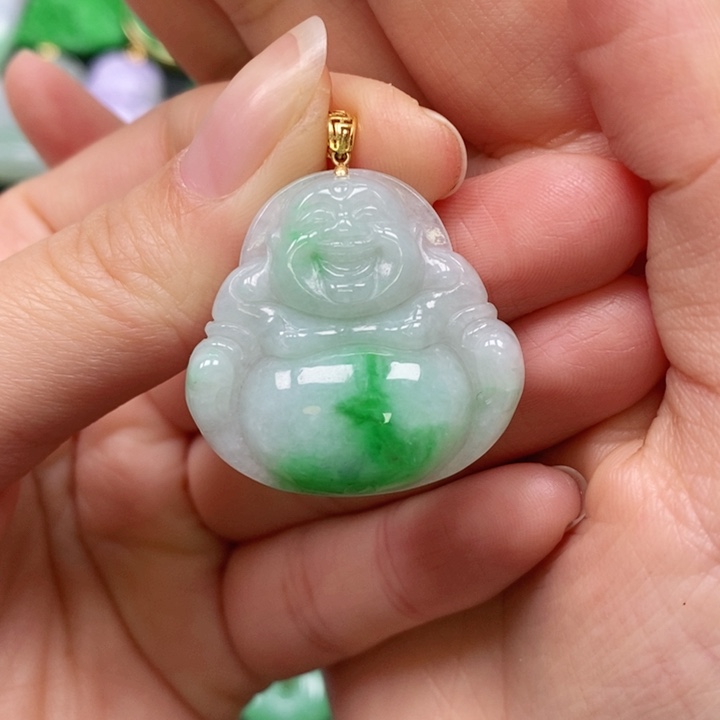 翡翠颈饰未镶嵌吊坠