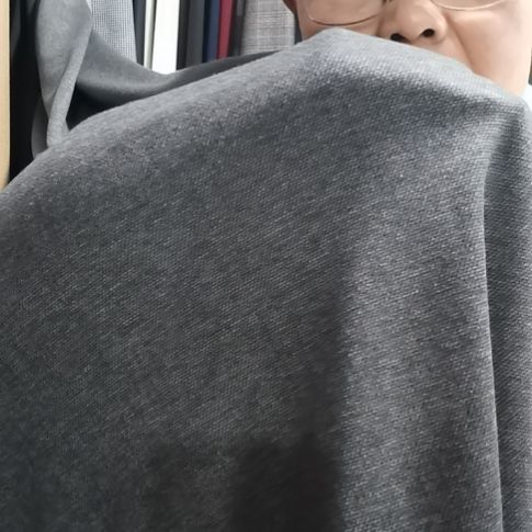 羊绒尼布料钻纹灰色2.2米