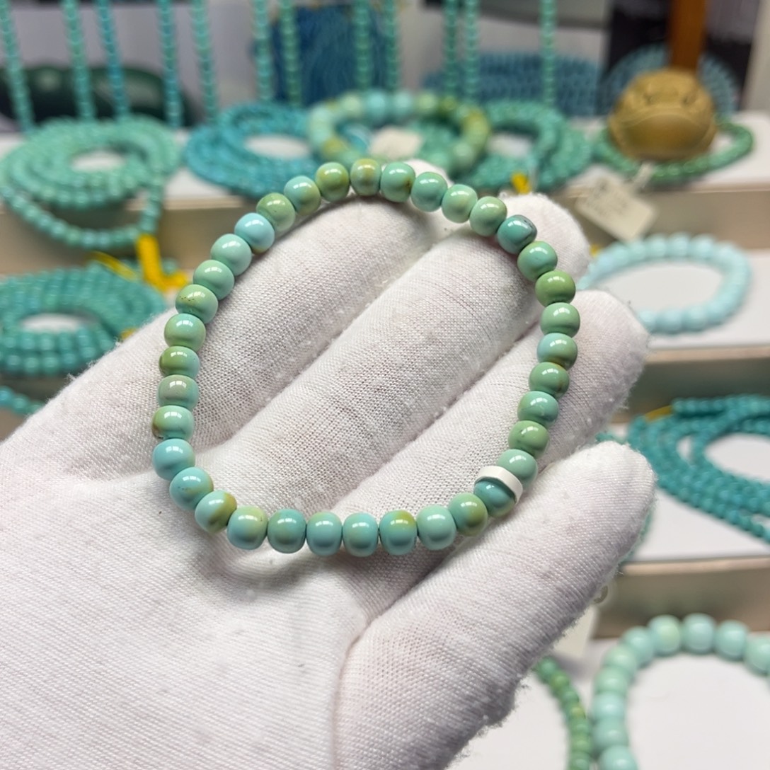 绿松石未镶嵌手链