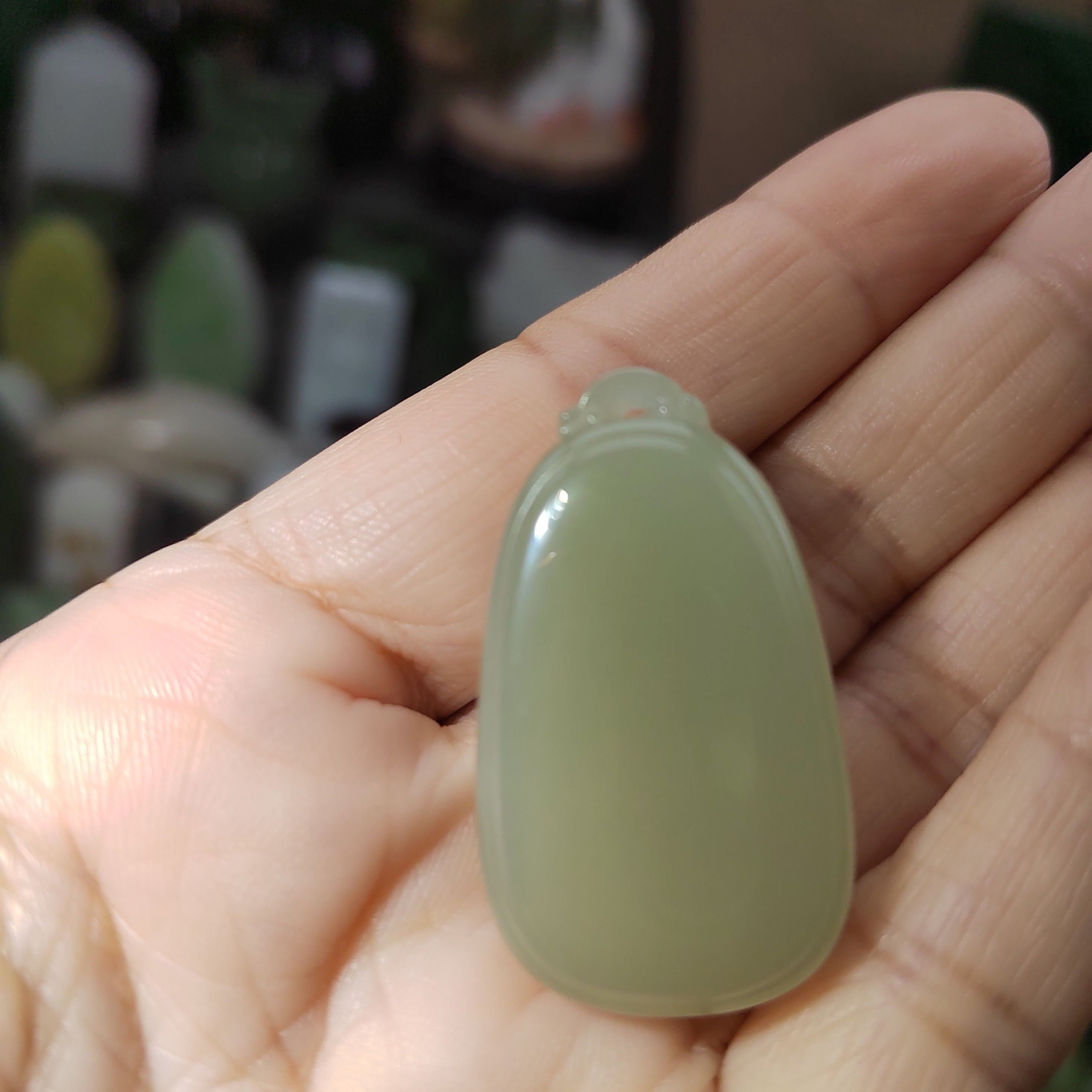 精品和田玉平安牌