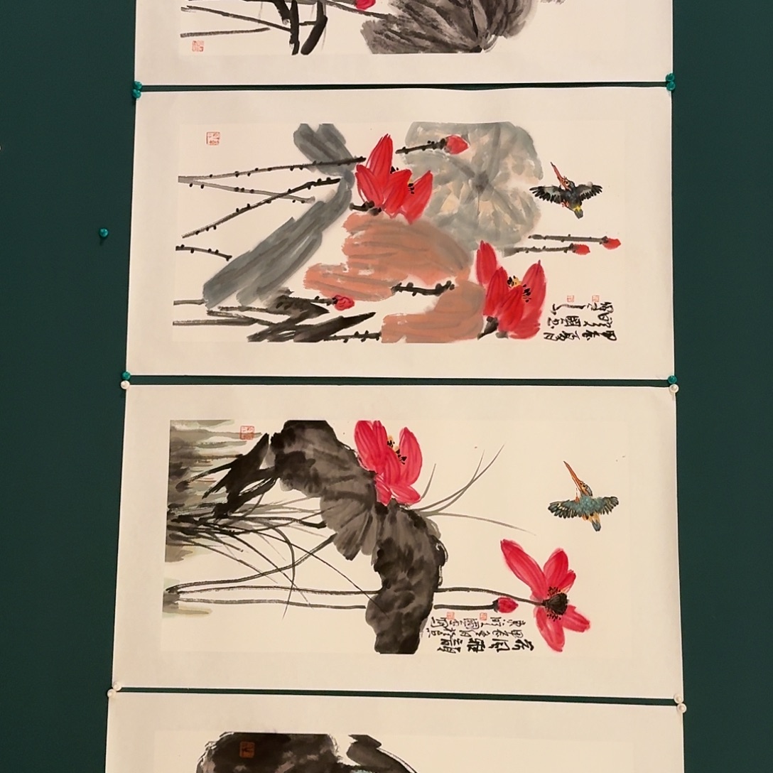 书法单国玉的国画作品