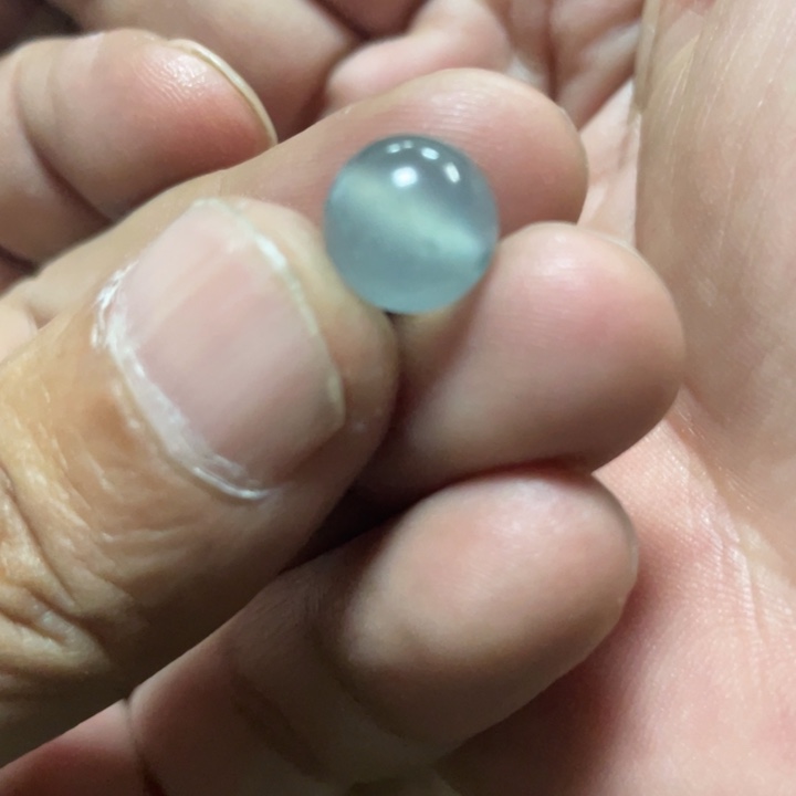 翡翠散珠卡10:01冰种翡翠丹珠
