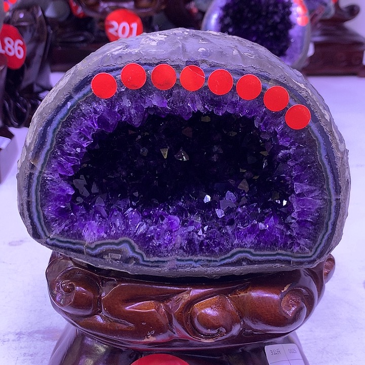 紫晶大型摆件（非配饰）未镶嵌蛋