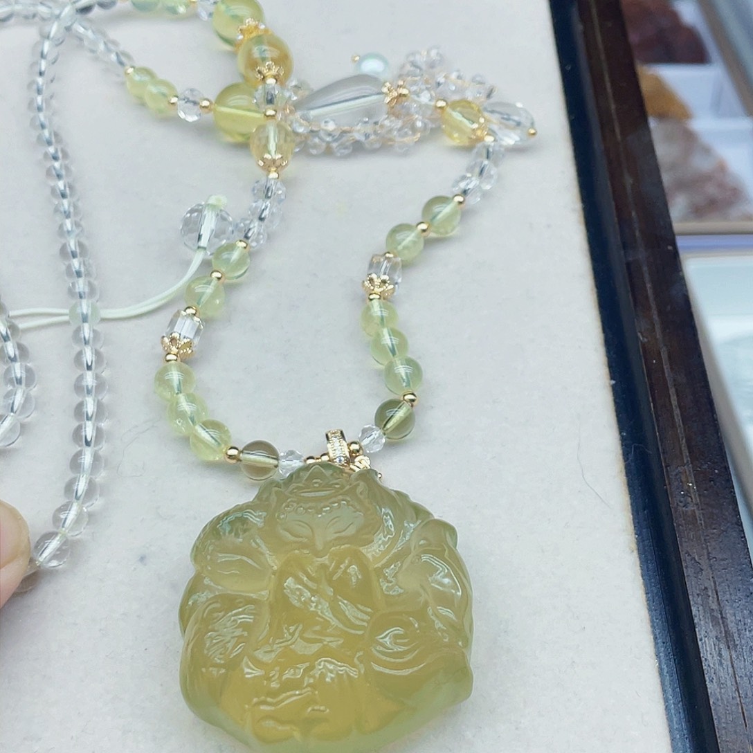 水晶吊坠(不含链)未镶嵌将*