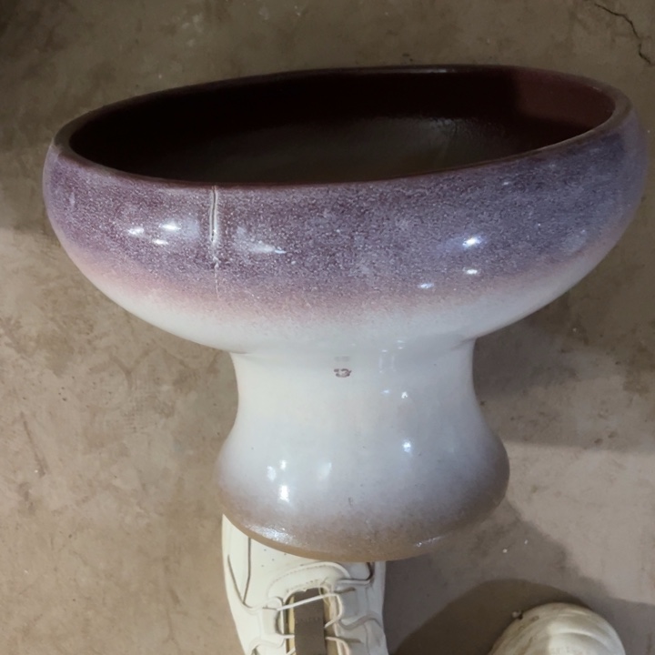 花盆紫砂口径29高度23一只瑕疵