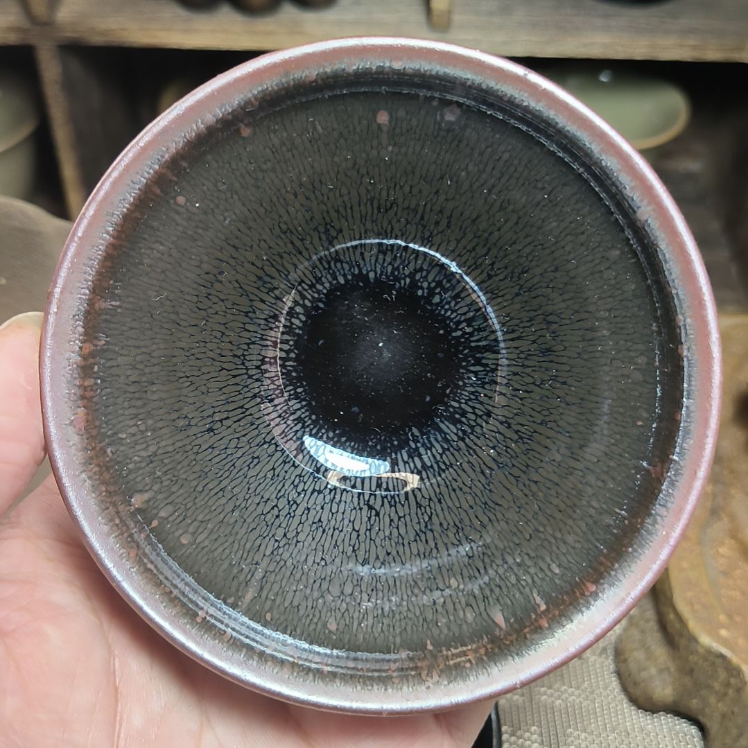 茶盏建窑建盏龙窑柴烧