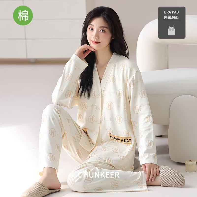 四季薄款睡衣春秋长袖夏季少女韩版甜美可爱05