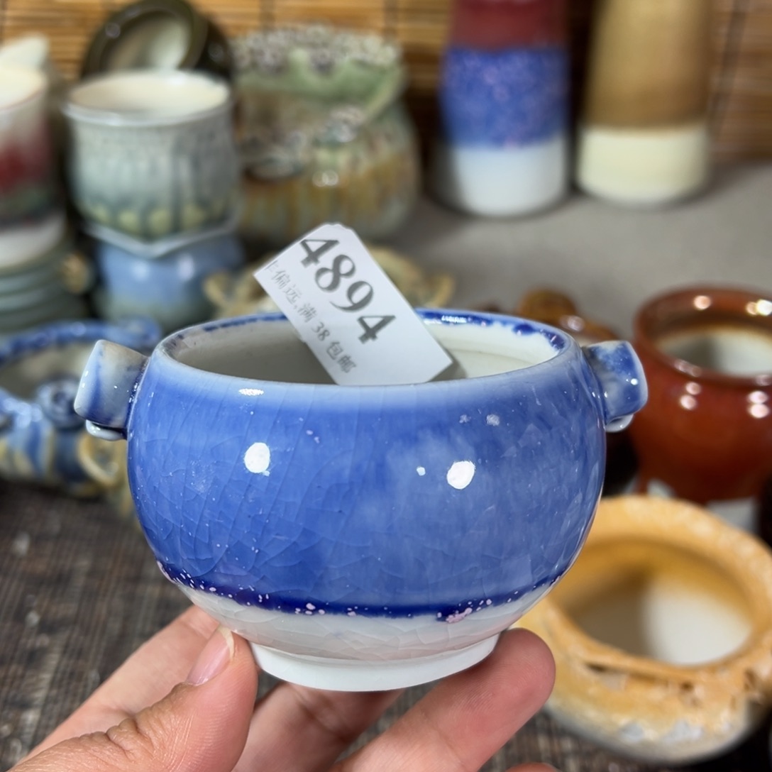 红陶景德镇手工花盆