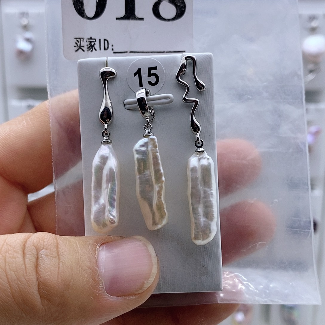 淡水珍珠银S925镶嵌颈饰